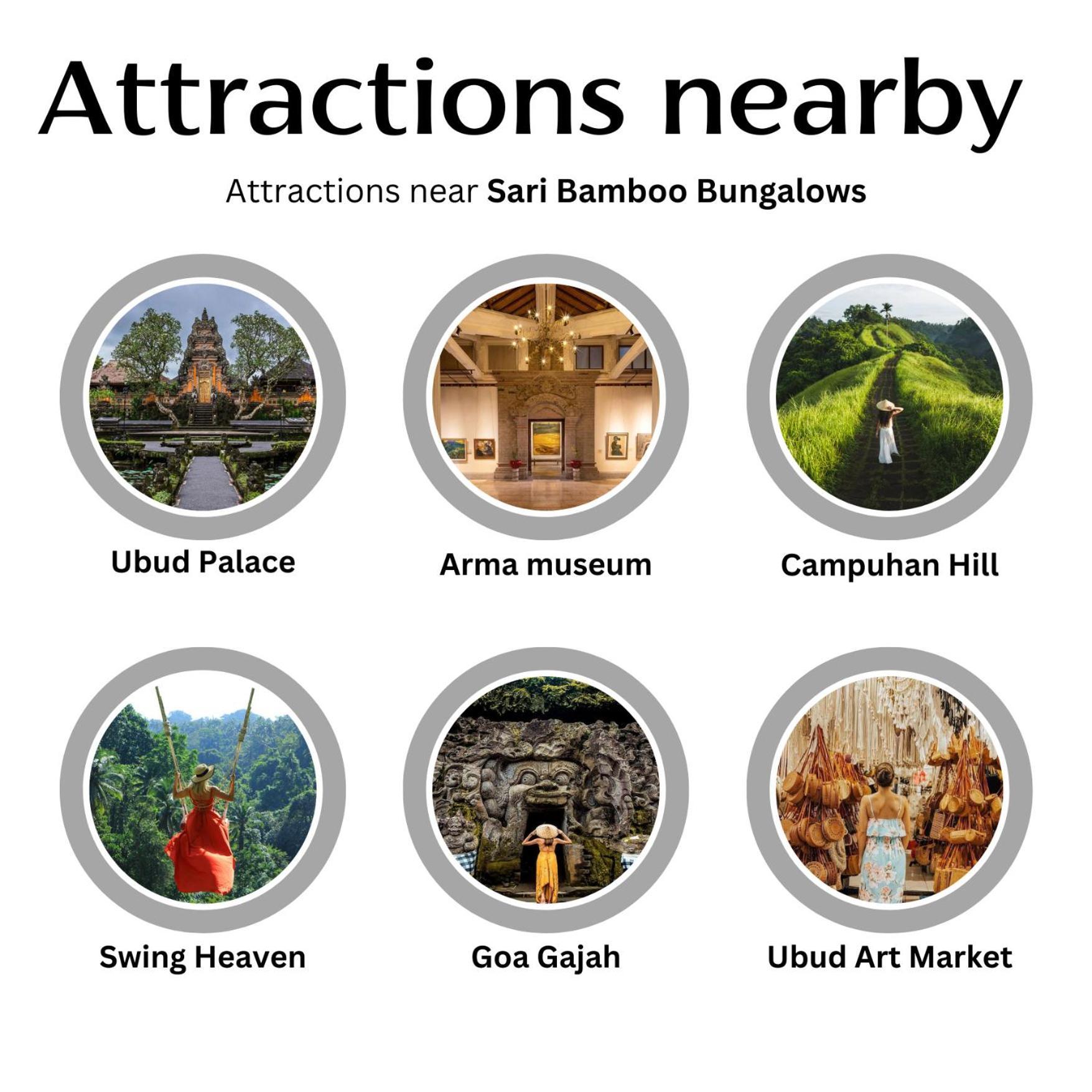 Sari Bamboo Bungalows Ubud Zewnętrze zdjęcie