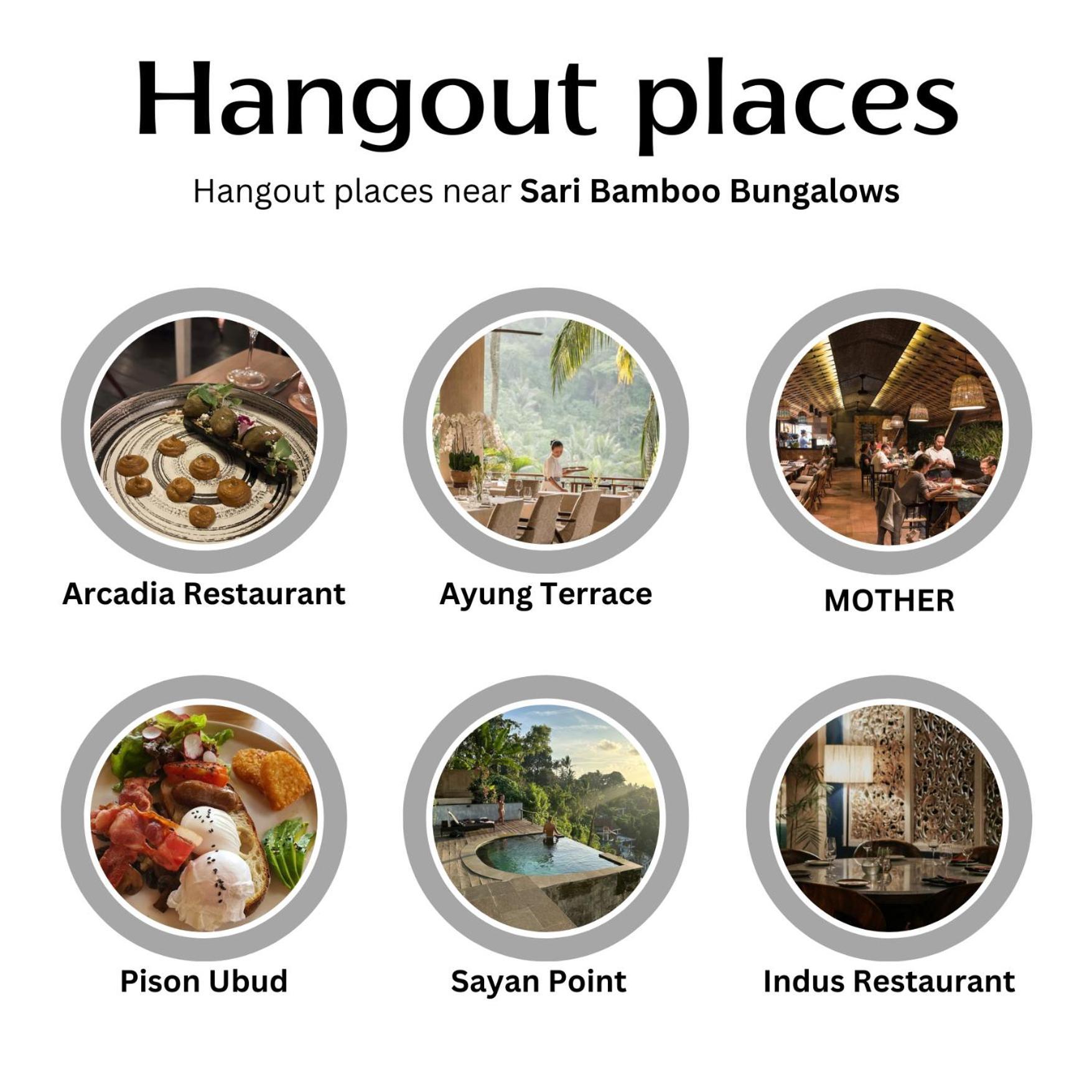 Sari Bamboo Bungalows Ubud Zewnętrze zdjęcie